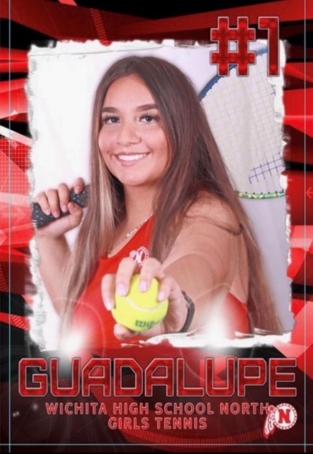 Guadalupe Perez North High Varsity Tennis Player