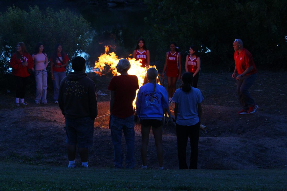 North holds annual Homecoming bonfire